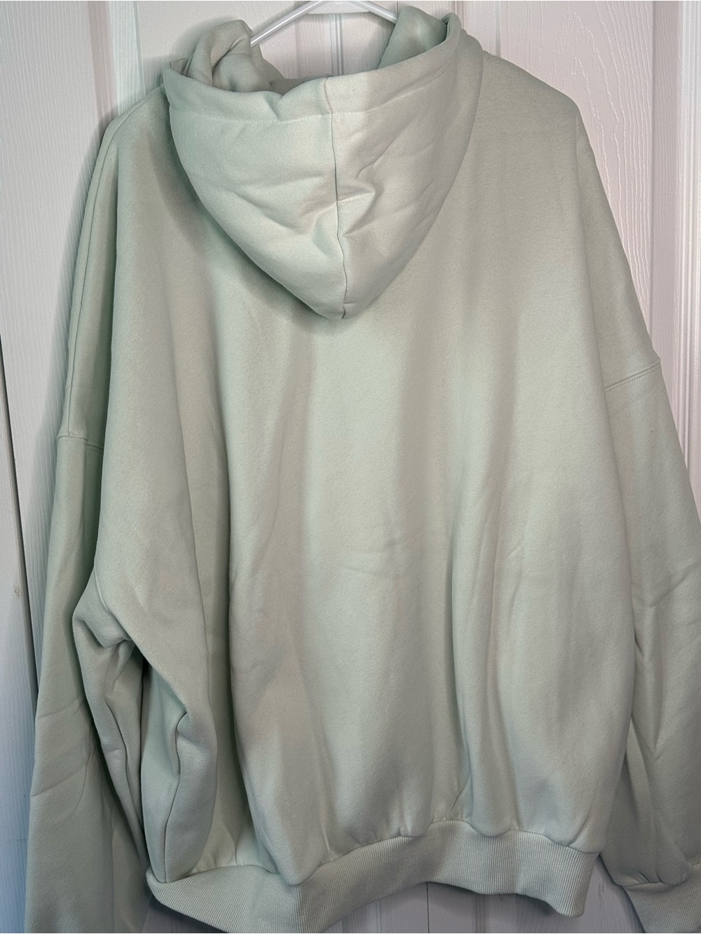 NWT Comfrt Cloud Light Mint Zip-Up Hoodie Jacket Large Unisex - Picture 4 of 7